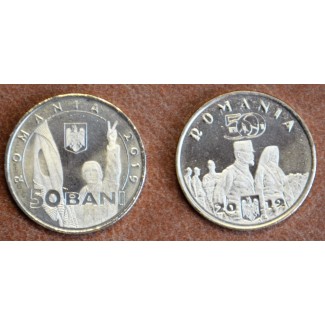 Euromince mince Rumunsko 2x 50 bani 2019 UNC)