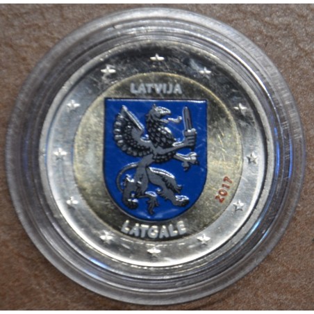 Euromince mince 2 Euro Lotyšsko 2017 - Región Latgale IV. (farebná ...