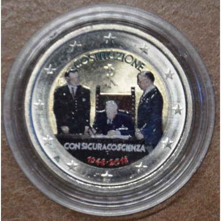 eurocoin eurocoins 2 Euro Italy 2018 - 70th Constitution of Italy V...