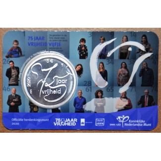 Euromince mince 5 Euro Holandsko 2020 - 75. výročie boja za slobodu...