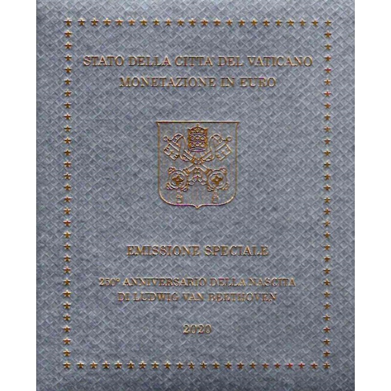 euroerme érme 9 részes forgalmi sor Vatikán 2020 (BU)