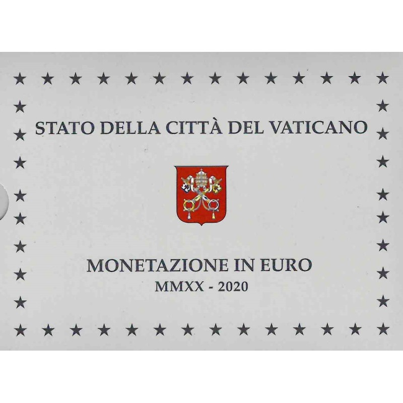 eurocoin eurocoins Vatican 2020 official set + 20 Euro Ag coin (Proof)