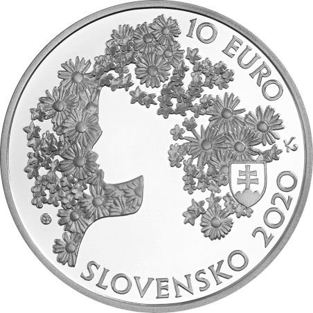 Euromince mince 10 Euro Slovensko 2020 - Andrej Sládkovič (BU)