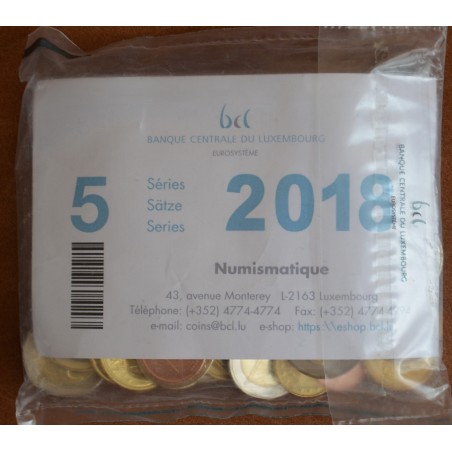 eurocoin eurocoins  5 x 5,88 Euro Luxembourg 2018 - bag (UNC)