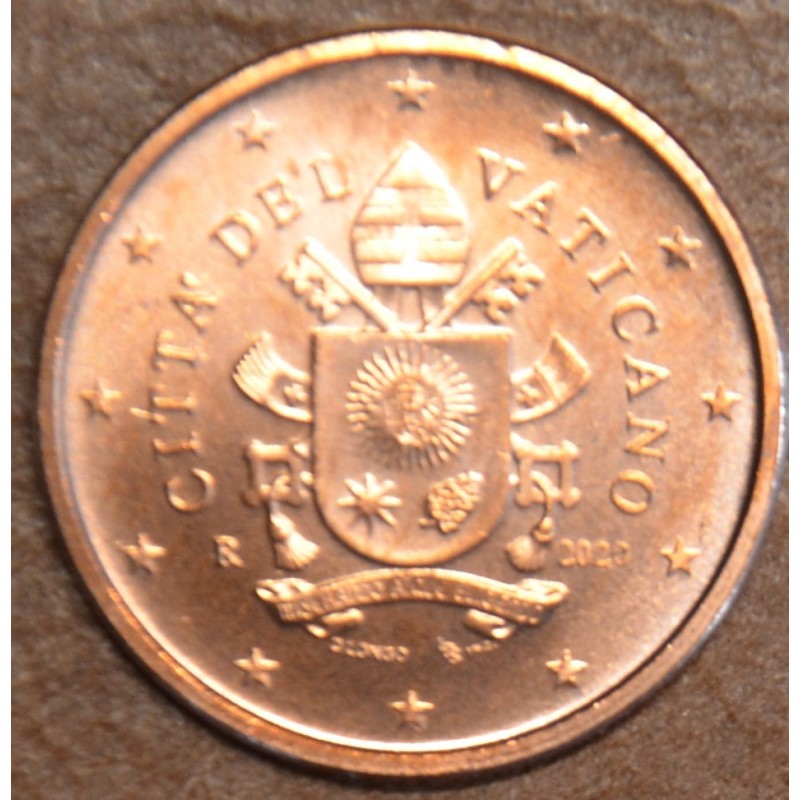 Euromince mince 1 cent Vatikán 2020 (BU)