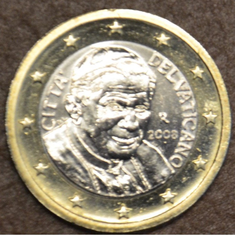 eurocoin eurocoins 1 Euro Vatican 2008 (BU)