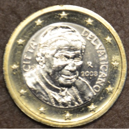 Euromince mince 1 Euro Vatikán 2008 (BU)