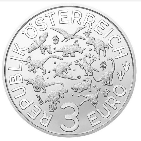 Euromince mince 3 Euro Rakúsko 2020 - Arambourgiania (UNC)