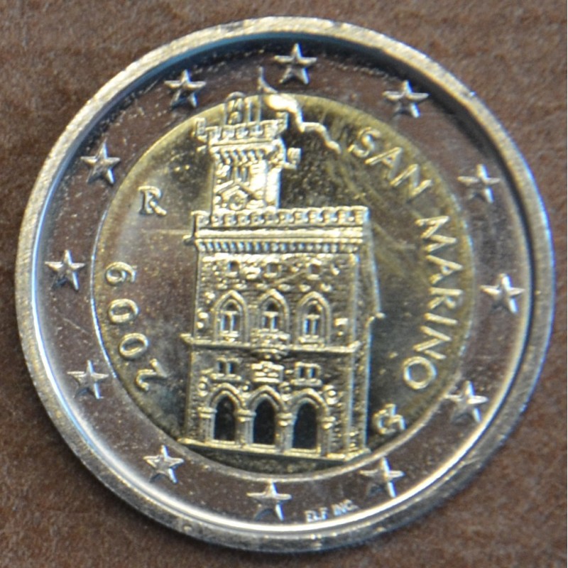 Euromince mince 2 Euro San Marino 2009 - Dom vlády (UNC)