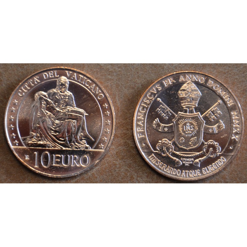 eurocoin eurocoins 10 Euro Vatican 2020 - Michelangelo: Pietà (UNC)