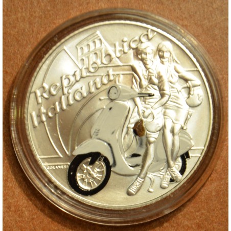 Euromince mince 5 Euro Taliansko 2019 - Biela Vespa (BU)