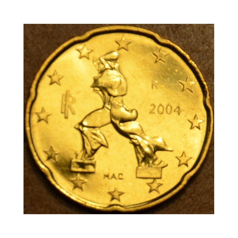 eurocoin eurocoins 20 cent Italy 2004 (UNC)