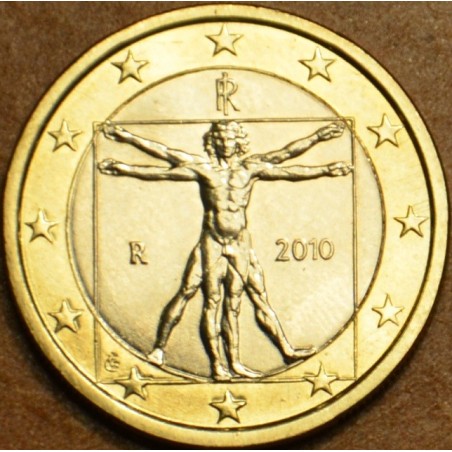 euroerme érme 1 Euro Olaszország 2010 (UNC)
