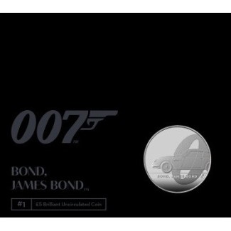 Euromince mince Veľká Británia 5 libier 2020 James Bond (BU)