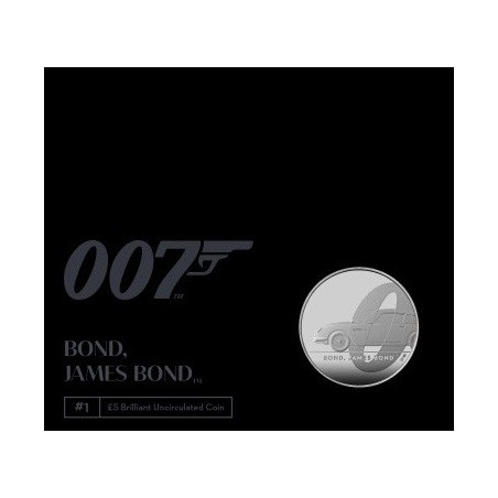 eurocoin eurocoins United Kingdom 5 pound 2020 James Bond (BU)