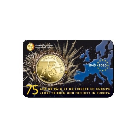 eurocoin eurocoins 2,5 Euro Belgium 2020 - 75 years of freedom (BU ...