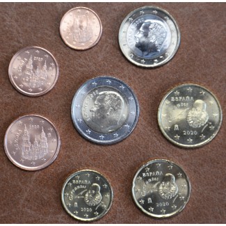 Euromince mince Sada 8 mincí Španielsko 2020 (UNC)
