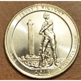 eurocoin eurocoins 25 cent USA 2013 Perrys Victory \\"S\\" (UNC)