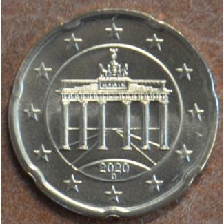 eurocoin eurocoins 20 cent Germany \\"D\\" 2020 (UNC)