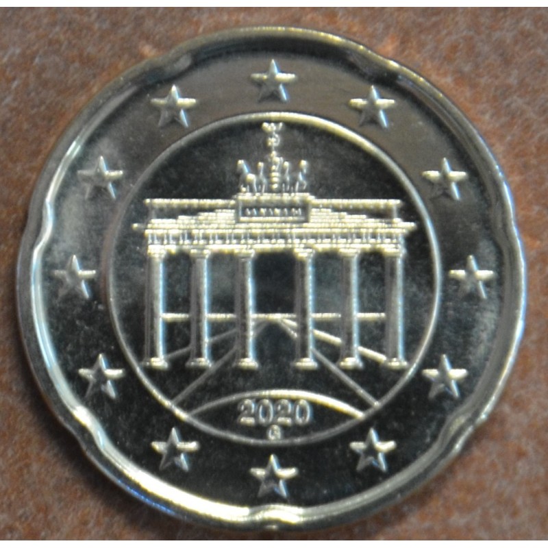 eurocoin eurocoins 20 cent Germany \\"G\\" 2020 (UNC)