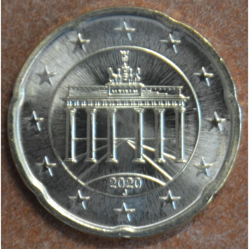 Euromince mince 20 cent Nemecko \\"J\\" 2020 (UNC)