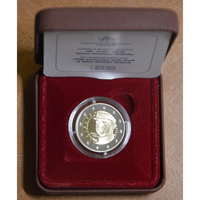 eurocoin eurocoins 2 Euro Slovakia 2019 - Milan Rastislav Štefánik ...