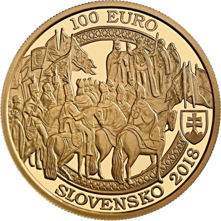Euromince mince 100 Euro Slovensko 2018 Ferdinand II. (Proof)