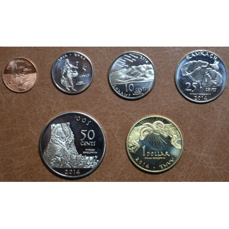 eurocoin eurocoins USA set of coins of tribe Ewiiaapaayp 2014 (UNC)