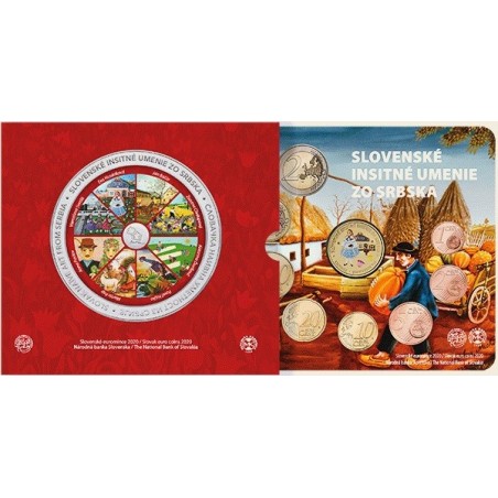 Euromince mince Slovensko 2020 sada mincí - Slovenské insitné malia...