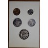 eurocoin eurocoins Belgium 1973 set of 5 francs coins (UNC)