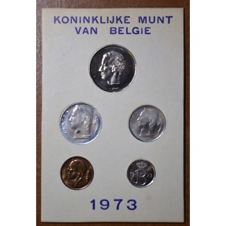 Euromince mince Belgicko 1973 sada 5 frank mincí (UNC)