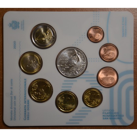 euroerme érme San Marino 2020-es forgalmi sor - új design 5 Euro em...