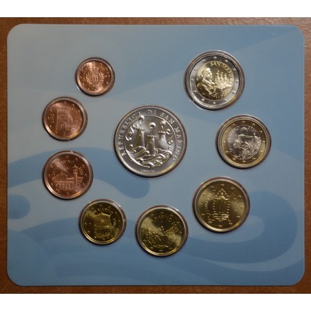 eurocoin eurocoins San Marino 2020 set with new design of coins and...