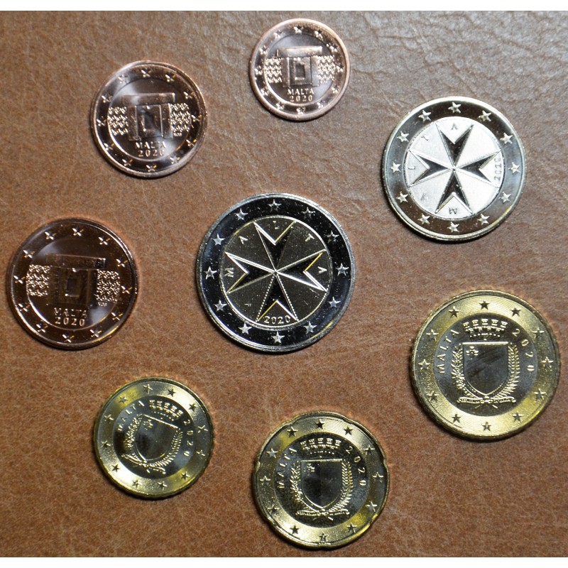 eurocoin eurocoins Set of 8 eurocoins Malta 2020 (UNC)