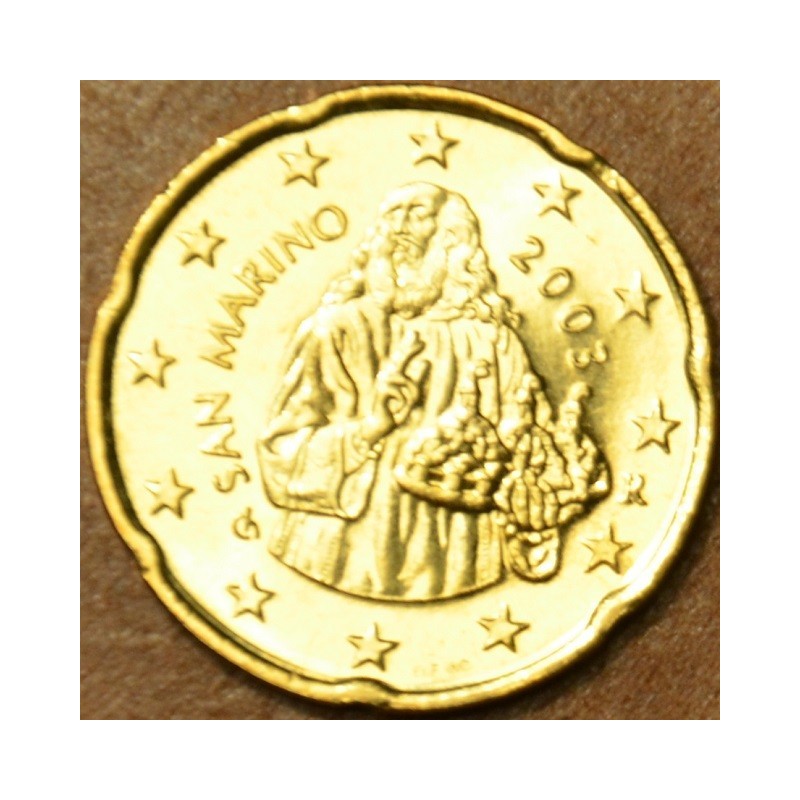 eurocoin eurocoins 20 cent San Marino 2003 (UNC)