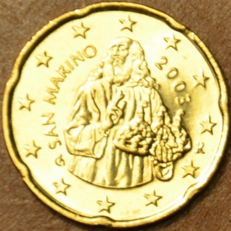 Euromince mince 20 cent San Marino 2003 (UNC)