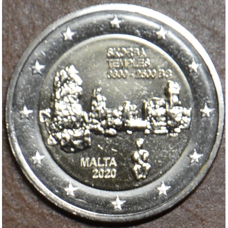 euroerme érme 2 Euro Málta 2020 Ta’ Skorba - \\"F\\" verjeggyel (UNC)
