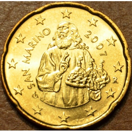 eurocoin eurocoins 20 cent San Marino 2007 (UNC)
