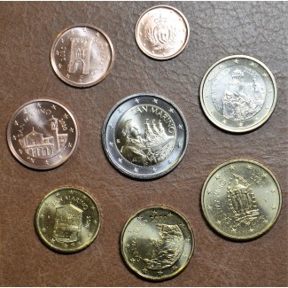 San Marino 2020 set with new design of coins (UNC)
