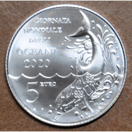 Euromince mince 5 Euro San Marino 2020 - Svetový deň oceánov (BU)