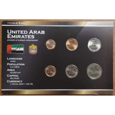 euroerme érme Egyesült Arab Emírségek 6 érme (UNC)