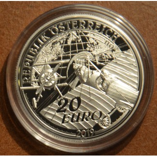 Euromince mince 20 Euro Rakúsko 2019 - Príchod riadeného letu (Proof)