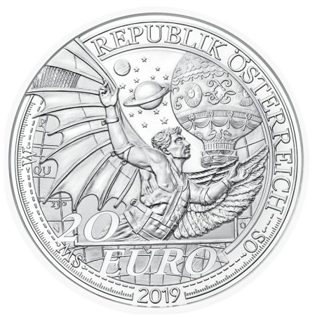 eurocoin eurocoins 20 Euro Austria 2019 - Dream of flight (Proof)