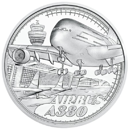 euroerme érme 20 Euro Ausztria 2020 - Airbus A380 (Proof)