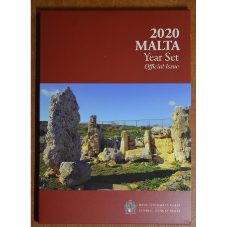 Euromince mince Malta 2020 sada s pamätnou 2 Euro mincou so značkou...