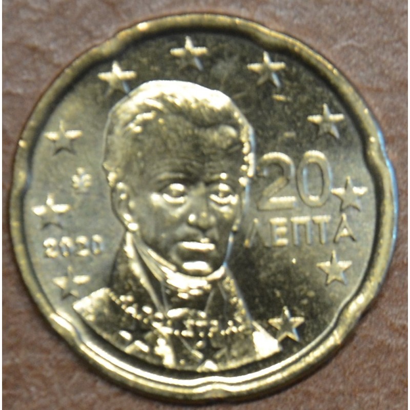 Euromince mince 20 cent Grécko 2020 (UNC)