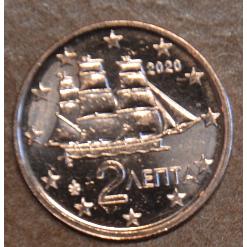 Euromince mince 2 cent Grécko 2020 (UNC)