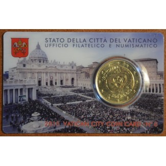 Euromince mince 50 cent Vatikán 2015 oficiálna karta No. 6 (BU)