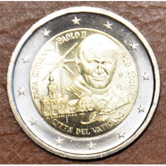 Euromince mince 2 Euro Vatikán 2020 - 100. výročie narodenia Jána P...