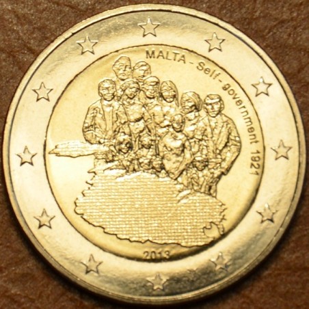 eurocoin eurocoins 2 Euro Malta 2013 mintmark - 1921 Self Governmen...